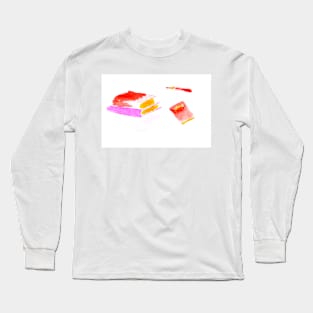 Books and pen. Back to school. Watercolor, art decoration, sketch. illustration hand drawn modern Long Sleeve T-Shirt